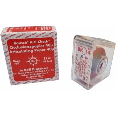 Bausch BK14 Arti-Check Roll In Dispenser - 16mm Wide - 40u - Red - 15m